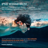 Shokz OpenSwim Pro Headset Trådløs Halsbånd Sport Bluetooth Sort, Rød, Hovedtelefoner Rød/Blå-grå, Trådløs, Sport, 200 - 20000 Hz, 27,3 g, Headset, Sort, Rød