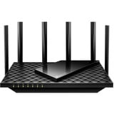 TP-Link Archer AX5400 trådløs router Gigabit Ethernet Tri-band (2,4 GHz/5 GHz/6 GHz) Sort Sort, Wi-Fi 6E (802.11ax), Tri-band (2,4 GHz/5 GHz/6 GHz), Ethernet LAN, Sort, Bordplade router