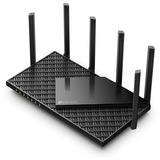 TP-Link Archer AX5400 trådløs router Gigabit Ethernet Tri-band (2,4 GHz/5 GHz/6 GHz) Sort Sort, Wi-Fi 6E (802.11ax), Tri-band (2,4 GHz/5 GHz/6 GHz), Ethernet LAN, Sort, Bordplade router