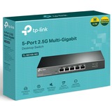 TP-Link TL-SG105-M2 netværksswitch Ikke administreret 2.5G Ethernet (100/1000/2500) Sort grå, Ikke administreret, 2.5G Ethernet (100/1000/2500)