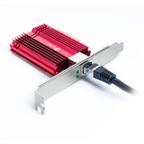 TP-Link TX401 netværkskort Intern Ethernet 10000 Mbit/s Rød, Intern, Ledningsført, PCI Express, Ethernet, 10000 Mbit/s, Rød