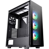 Thermaltake Divider 500 TG ARGB Midi Tower Sort, Towerkabinet Sort, Midi Tower, PC, Sort, ATX, micro ATX, Mini-ITX, SPCC, 17 cm