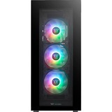 Thermaltake Divider 500 TG ARGB Midi Tower Sort, Towerkabinet Sort, Midi Tower, PC, Sort, ATX, micro ATX, Mini-ITX, SPCC, 17 cm