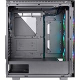 Thermaltake Divider 500 TG ARGB Midi Tower Sort, Towerkabinet Sort, Midi Tower, PC, Sort, ATX, micro ATX, Mini-ITX, SPCC, 17 cm