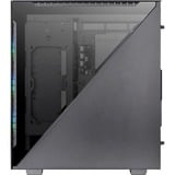 Thermaltake Divider 500 TG ARGB Midi Tower Sort, Towerkabinet Sort, Midi Tower, PC, Sort, ATX, micro ATX, Mini-ITX, SPCC, 17 cm