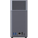 UGREEN DH2300 + 2x 6 TB Seagate IronWolf HDD Pakke, NAS Sort