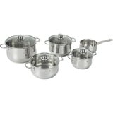 WMF Diadem Plus 0733556040 grydesæt 9 stk rustfrit stål, Kogegrej, Rustfrit stål, Rustfrit stål, Rustfrit stål, Rustfrit stål, Rustfrit stål