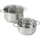 WMF Diadem Plus 0733556040 grydesæt 9 stk rustfrit stål, Kogegrej, Rustfrit stål, Rustfrit stål, Rustfrit stål, Rustfrit stål, Rustfrit stål
