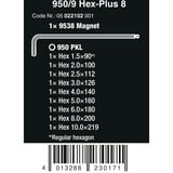 Wera 950/9 Hex-Plus 8, 05022102001, Skruetrækker Chrome