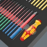 Wera 9751 Skumindsats Kraftform Kompakt VDE Sæt 1, Skruetrækker Rød/Gul