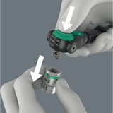 Wera Zyklop Speed-ratchet 8000 C Black Edition, 1/2" Sort/Grøn