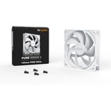 be quiet! Pure Wings 3 120mm PWM White Computerkabinet Ventilator 12 cm Hvid 1 stk, Sag fan Hvid, Ventilator, 12 cm, 1600 rpm, 84,8 m³/t, Hvid