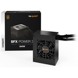 be quiet! SFX POWER 3 300W enhed til strømforsyning 20+4 pin ATX Sort, PC strømforsyning Sort, 300 W, 100 - 240 V, 350 W, 50/60 Hz, 5/2 A, 5 A