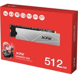 ADATA GAMMIX S60 512 GB M.2 PCI Express 4.0 NVMe 3D NAND, Solid state-drev 512 GB, M.2, 4700 MB/s