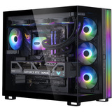 ALTERNATE Gaming-PC Window Edition • RTX 5080 • Intel® Core™ Ultra 7 265K • 32 GB RAM, Gaming PC Sort/gennemsigtig