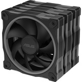 ASUS Prime MR120 Fan ARGB Black 3in1 Computerkabinet Ventilator 12 cm Sort, Sag fan Sort, Ventilator, 12 cm, Sort