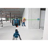 Bosch 0 601 061 700 laser niveau Linjeniveau 300 m 532 nm (< 5 mW), Roterende laser Blå, 300 m, 0,1 mm/m, 5°, 600 rpm, Grøn, 3R