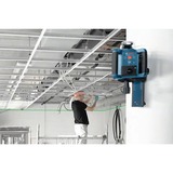 Bosch 0 601 061 700 laser niveau Linjeniveau 300 m 532 nm (< 5 mW), Roterende laser Blå, 300 m, 0,1 mm/m, 5°, 600 rpm, Grøn, 3R