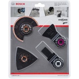 Bosch 2 608 661 695 multifunktion værktøj Bladsæt, Savklinge sæt Bladsæt, Flise, High Carbon Steel (HCS), 4 stk, Blister