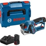 Bosch Akku-høvle GHO 12V-20 Professional , Elektrisk høvl Blå/Sort, 2x Li-Ionen Akku 3,0Ah