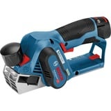 Bosch Akku-høvle GHO 12V-20 Professional , Elektrisk høvl Blå/Sort, 2x Li-Ionen Akku 3,0Ah