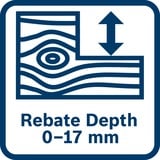 Bosch Akku-høvle GHO 12V-20 Professional , Elektrisk høvl Blå/Sort, 2x Li-Ionen Akku 3,0Ah