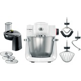 Bosch MUMS6EW13D, Foodprocessor Hvid/rustfrit stål