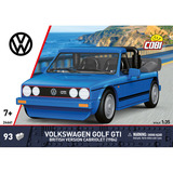 COBI Volkswagen Golf GTI British Version Cabriolet (1984), Bygge legetøj Blå