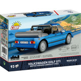 COBI Volkswagen Golf GTI British Version Cabriolet (1984), Bygge legetøj Blå