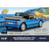 COBI Volkswagen Golf GTI British Version Cabriolet (1984), Bygge legetøj Blå