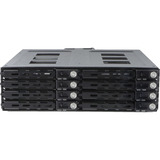 DeLOCK 5,25″ udskiftningsramme til 8 x 2,5″ SATA eller SAS HDD / SSD med lås, Monteringsrammen 