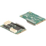 DeLOCK Mini PCIe I/O PCIe fuld størrelse 4 x Seriel RS-232, 1 x Parallel 