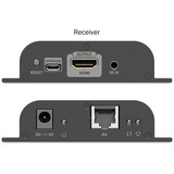 Digitus 4K video extender USB-C > HDMI, 200 meter, HDMI-udvidelse forlænger Sort