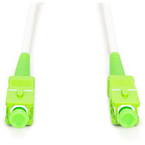 Digitus Fiberoptisk simplex patchkabel, stålforstærket, singlemode, SC/APC > SC/APC Hvid