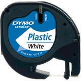 Dymo 12mm LetraTAG Plastic tape etiketbånd Polyester, Belgien, 4 m, 1 stk, 22 mm, 96 mm