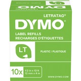 Dymo 12mm LetraTAG Plastic tape etiketbånd Polyester, Belgien, 4 m, 1 stk, 22 mm, 96 mm