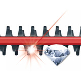 EINHELL Elektrisk stangsaks GC-HH 5056, Hækkeklipper Rød/Sort