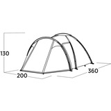 Easy Camp 120479 Lomsdal 3, Telt olivengrøn