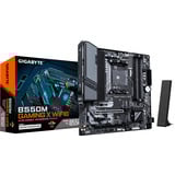 GIGABYTE B550M GAMING X WIFI6, Bundkort Sort/grå