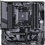 GIGABYTE B550M GAMING X WIFI6, Bundkort Sort/grå