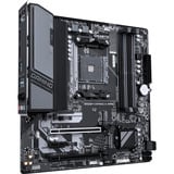 GIGABYTE B550M GAMING X WIFI6, Bundkort Sort/grå