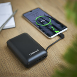 Intenso 7314530 powerbank Lithium polymer (LiPo) 10000 mAh Sort, Power Bank Sort, 10000 mAh, Lithium polymer (LiPo), Sort