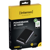 Intenso 7314530 powerbank Lithium polymer (LiPo) 10000 mAh Sort, Power Bank Sort, 10000 mAh, Lithium polymer (LiPo), Sort