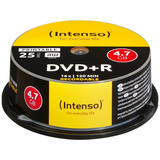 Intenso DVD+R 4,7 GB, DVD tomme medier 