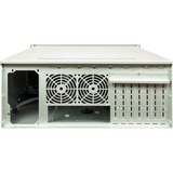 Inter-Tech 4F28 Stativ Sort, Sølv, Server boliger Sort, Stativ, Sort, Sølv, ATX, EATX, Mini-ITX, uATX, Stål, 4U, 15,5 cm