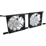 Inter-Tech 88885647, Sag fan Sort