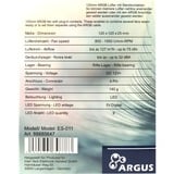 Inter-Tech Argus ES-011, Sag fan Sort