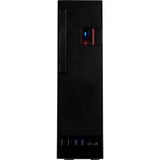 Inter-Tech S-331 Desktop Sort, Desktop boliger Sort, Desktop, PC, Sort, micro ATX, Mini-ITX, 7,5 cm, 23 cm