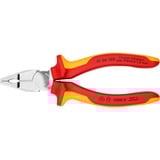 KNIPEX 01 06 160 Lineman's tænger tang, Kombination tænger Rød/Gul, Lineman's tænger, Krom-vanadium-stål, Plastik, Rød/orange, 16 cm, 201 g