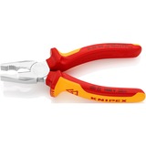 KNIPEX 01 06 160 Lineman's tænger tang, Kombination tænger Rød/Gul, Lineman's tænger, Krom-vanadium-stål, Plastik, Rød/orange, 16 cm, 201 g